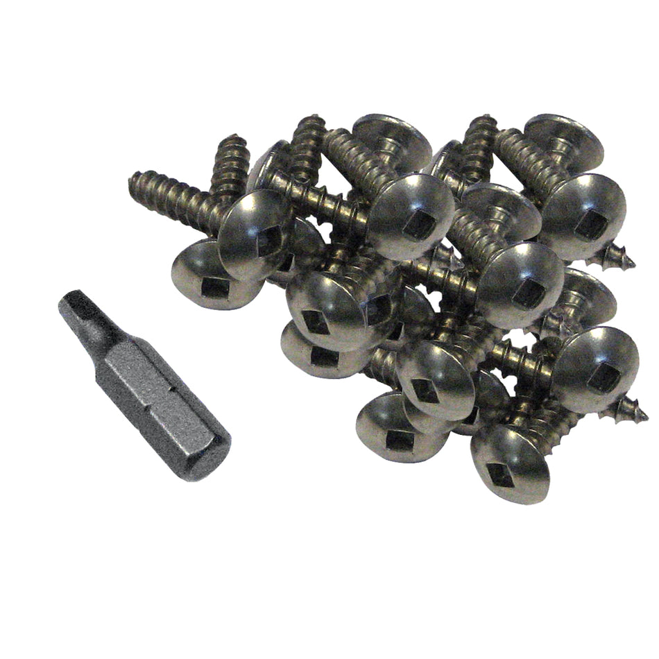 Dock Edge - Profile Fasteners - 100 PCS 1", Stainless Steel — Quality Boat Parts