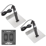 Lectrotab - XKA Alloy Trim Tab Kit - Stainless Steel, Rocker Switch — Quality Boat Parts