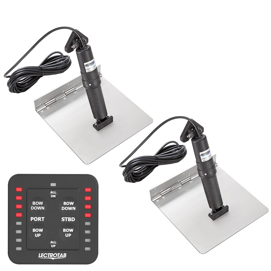 Lectrotab - XKA Trim Tab Kit - Stainless Steel, One-Touch Control — Quality Boat Parts