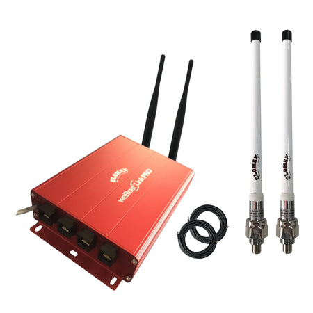 Glomex Marine Antennas - WeBBoat Link Pro Ext Dual-SIM 4G/WiFi Indoor Unit Coastal Ocean Internet System - Extended Range Kit, For North America — Quality Boat Parts
