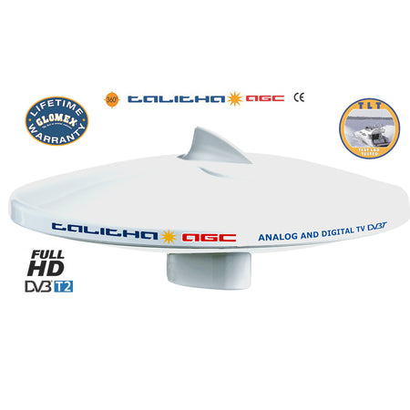 Glomex Marine Antennas - 10" Omnidirectional TV Antenna - With A/B Switch — Quality Boat Parts