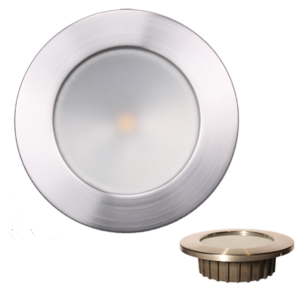 Lunasea - Recessed Light - Stainless Steel, 12VDC, Warm White, IP65 — Quality Boat Parts