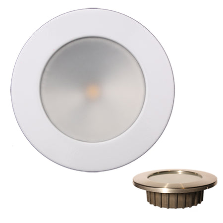 Lunasea - Recessed Light - Stainless Steel, 12VDC, Warm White, IP65 — Quality Boat Parts