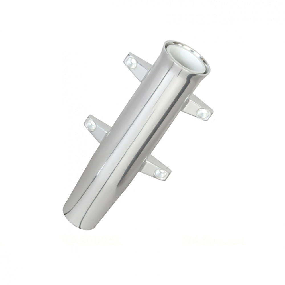 Lee's Tackle - Aluminum Side Mount Rod Holder - Tulip Style, Silver Anodize — Quality Boat Parts