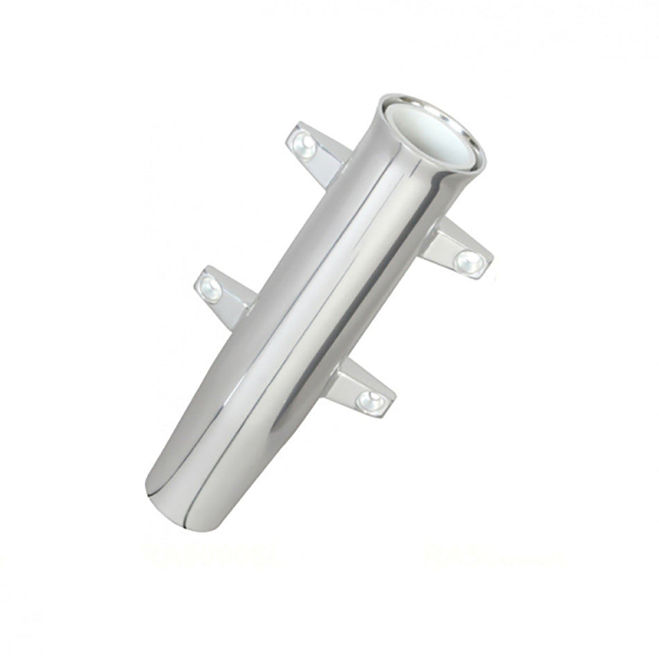 Lee's Tackle - Aluminum Side Mount Rod Holder - Tulip Style, Silver Anodize — Quality Boat Parts