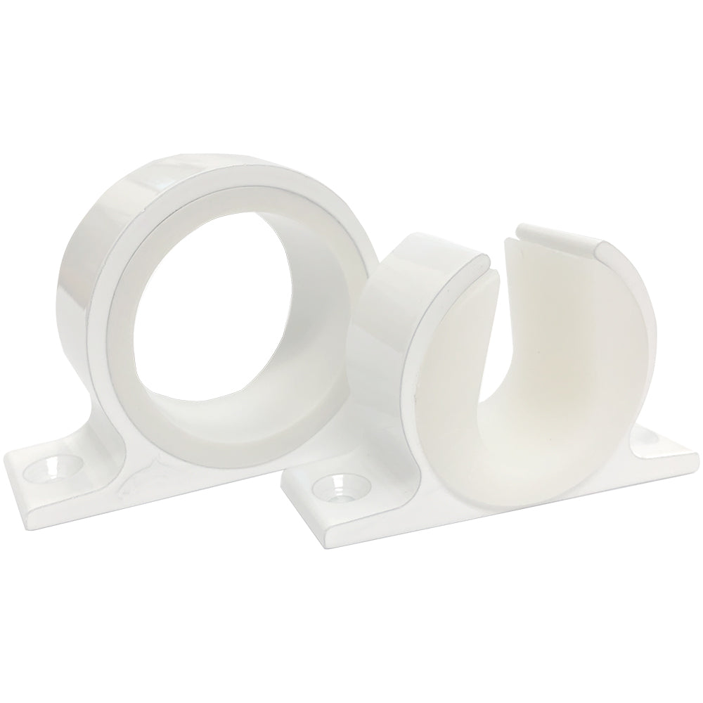 Lee's Tackle - Single Rod Rack Set - White Powder Coat Finish — Quality Boat Parts