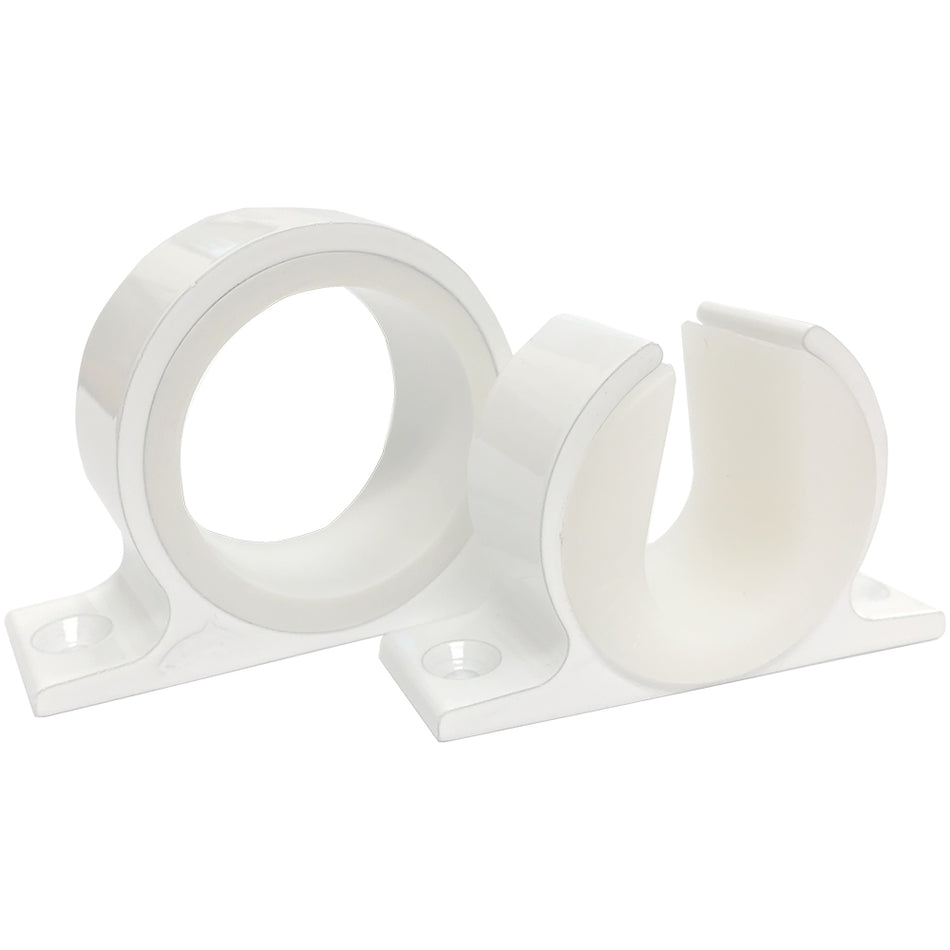 Lee's Tackle - Single Rod Rack Set - White Powder Coat Finish — Quality Boat Parts