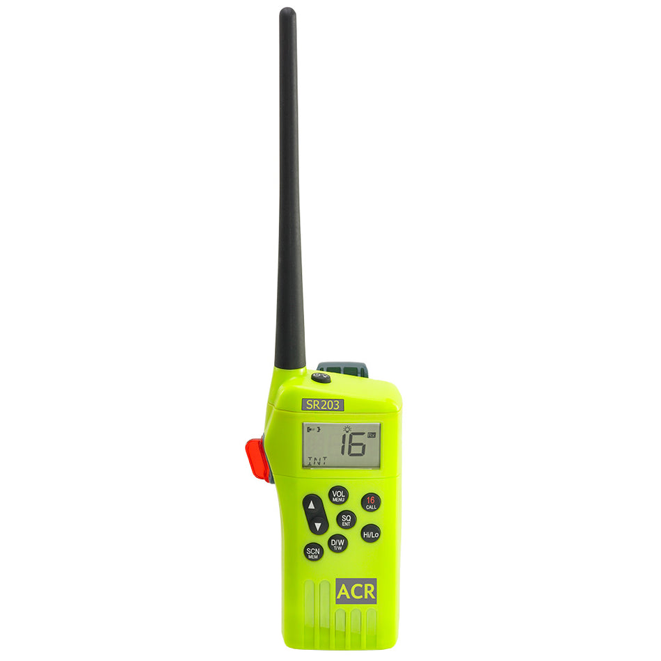 ACR - SR203 VHF Handheld Radio Kit — Quality Boat Parts