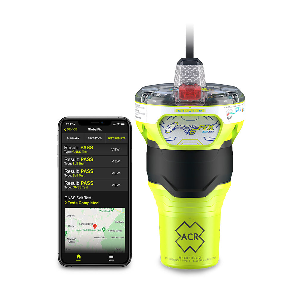 ACR - GlobalFix V6 EPIRB - w/Return Link Service & Near Field Communication — Quality Boat Parts