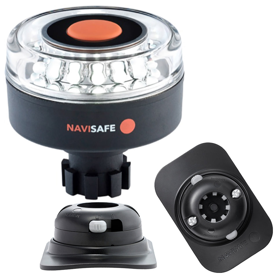 Navisafe Navilight 360° 2NM w/Navibolt Base & RIB Mount - Black — Quality Boat Parts