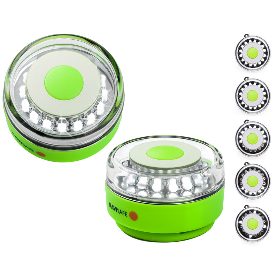 Navisafe - Navilight 360° - White, 2NM, w/Green Magnet Base, IP67 — Quality Boat Parts