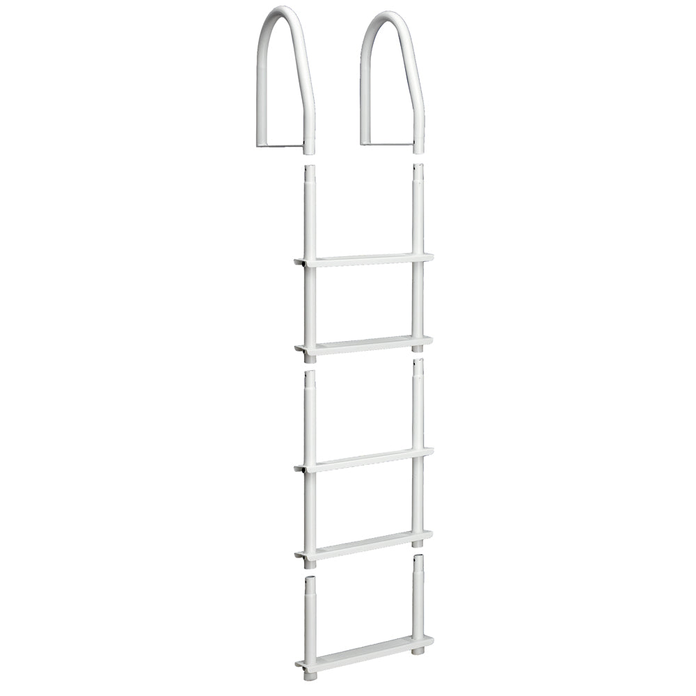 Dock Edge - Ladder Bright White Galvalume — Quality Boat Parts
