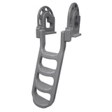 Dock Edge - Dock Ladder - Grey, Polyethylene, Roto Molded, 4 Step — Quality Boat Parts