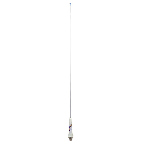 Glomex Marine Antennas - 35" Classic Stainless Steel VHF 3dB Sailboat Antenna - With Bracket, PL-259 Connector, No Cable — Quality Boat Parts