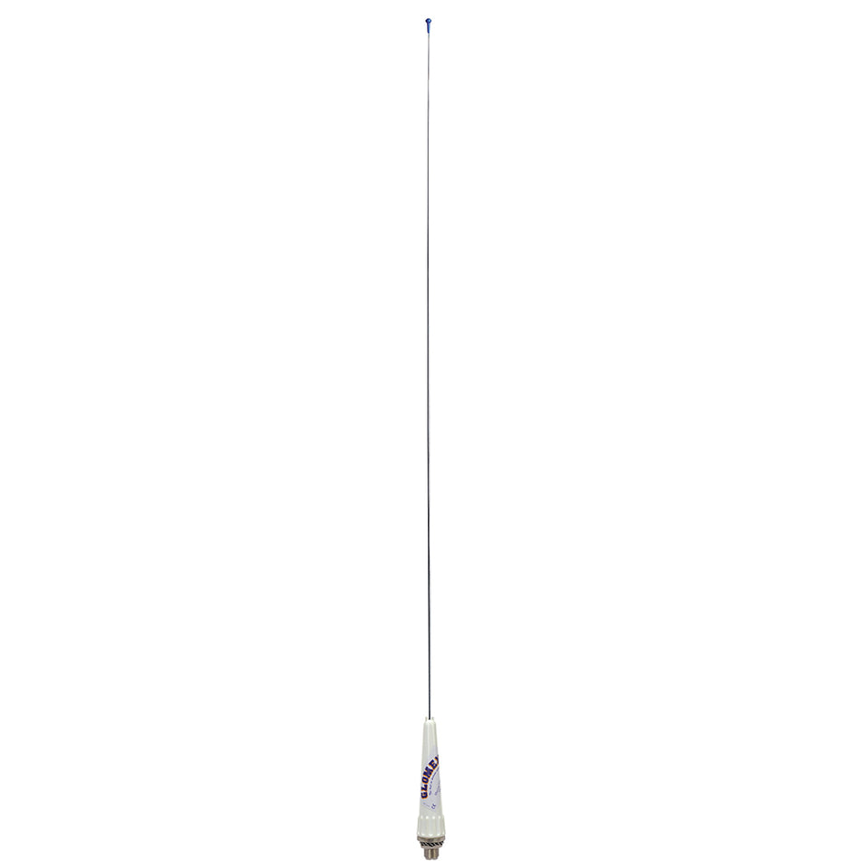Glomex Marine Antennas - 35" Classic Stainless Steel VHF 3dB Sailboat Antenna - With Bracket, PL-259 Connector, No Cable — Quality Boat Parts