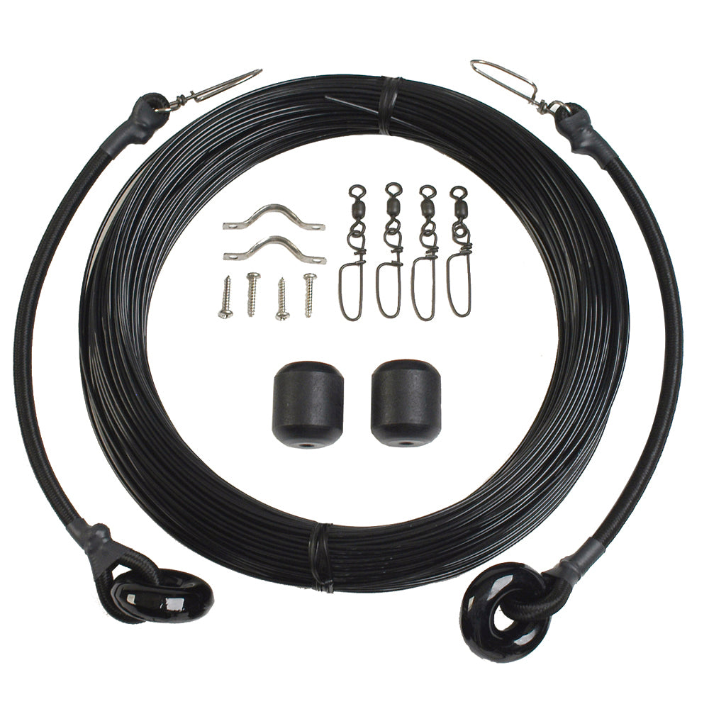 Lee's Tackle - Deluxe Rigging Kit - Single Rig Up To 37ft, Black Mono — Quality Boat Parts