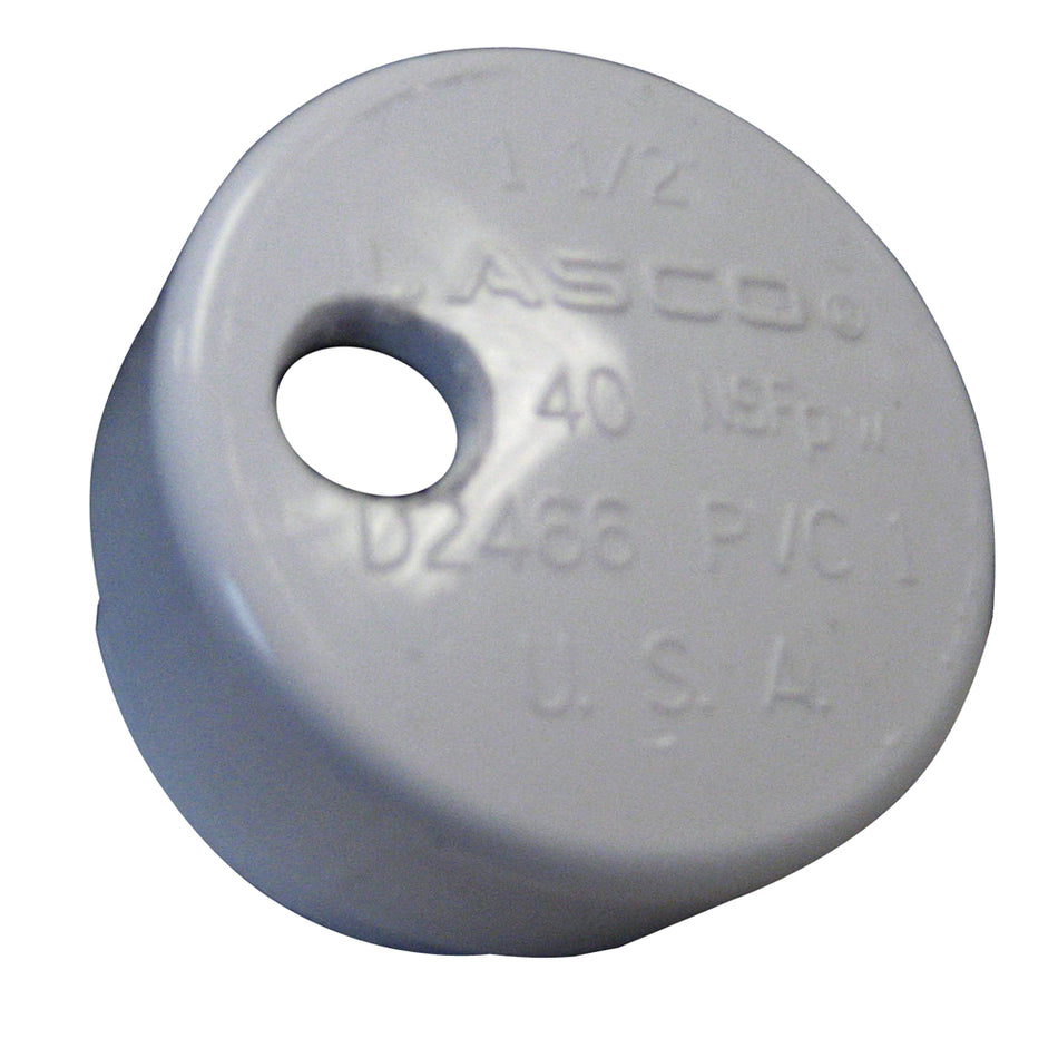 Lee's Tackle - PVC Drain Cap - For Heavy Rod Holders 1/4" NPT — Quality Boat Parts