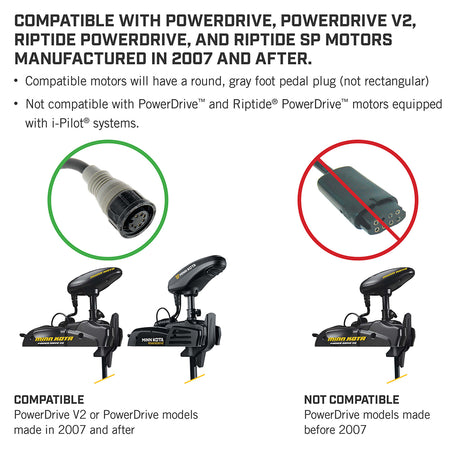 Minn Kota - PowerDrive Foot Pedal - ACC Corded — Quality Boat Parts