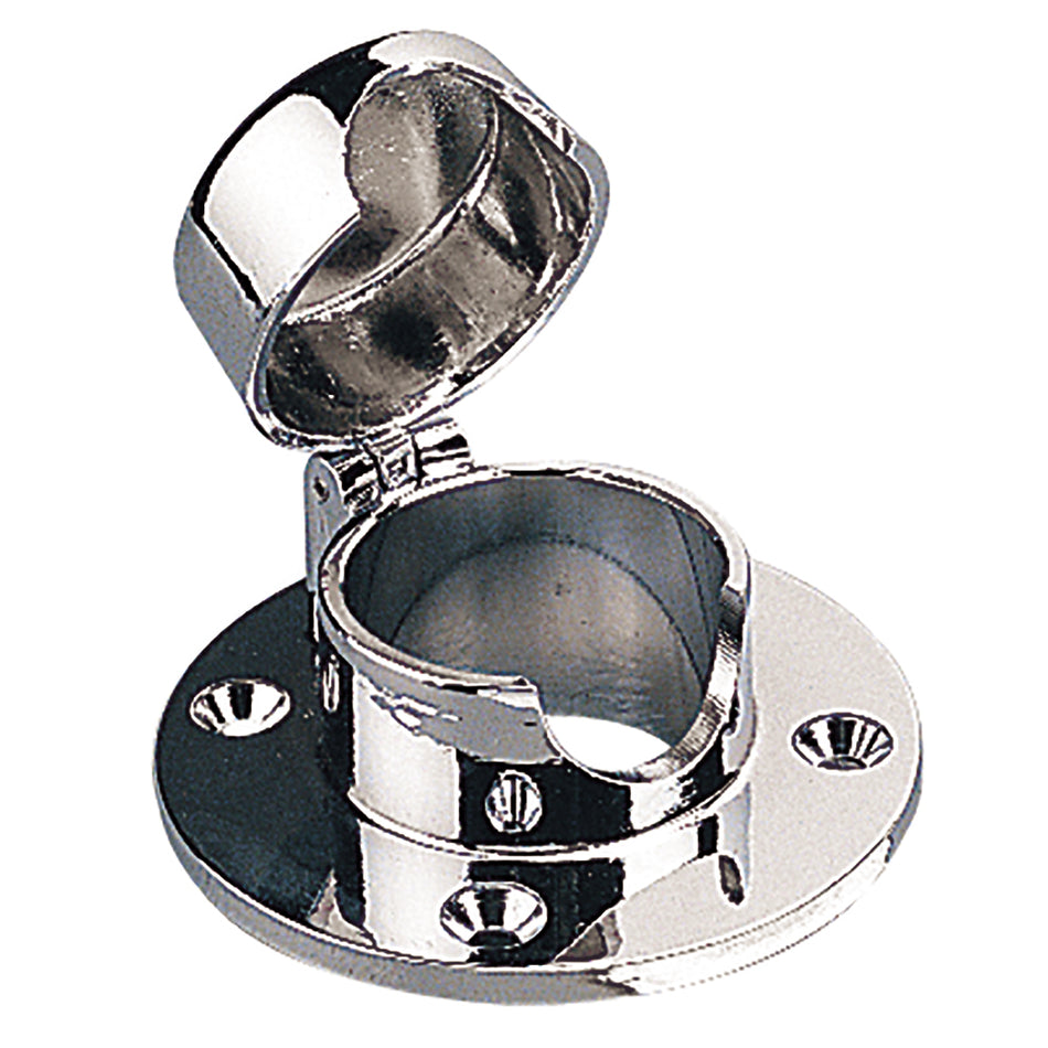 Sea-Dog - Hinged Chain Deck Pipe - Chrome Brass — Quality Boat Parts