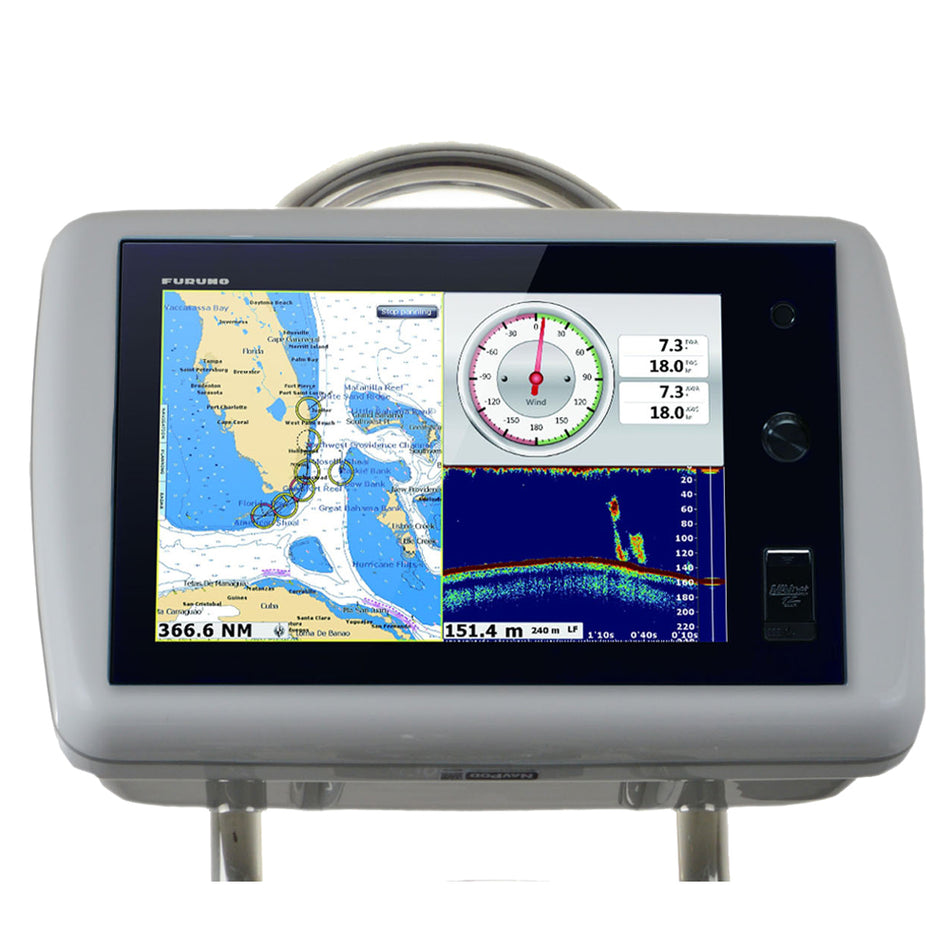 NavPod - GP1036 SailPod Pre-Cut - For Furuno NavNet TZtouch 14.1" Multi Touch, For 9.5" Wide Guard — Quality Boat Parts