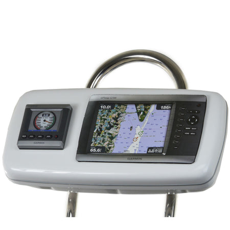 NavPod - GP1040-02 SystemPod Pre-Cut - For Garmin 4008/4208, 1 Instrument, For 9.5" Wide Guard — Quality Boat Parts