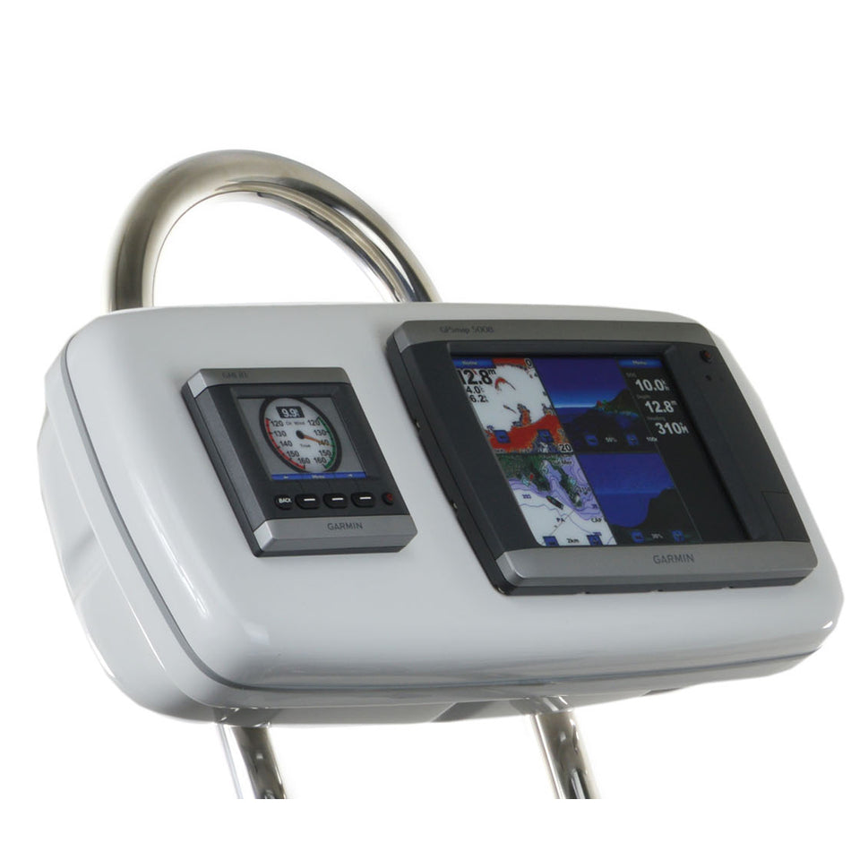 NavPod - GP1040-04 SystemPod Pre-Cut - For Garmin 5008/5208, 1 Instrument, For 9.5" Wide Guard — Quality Boat Parts