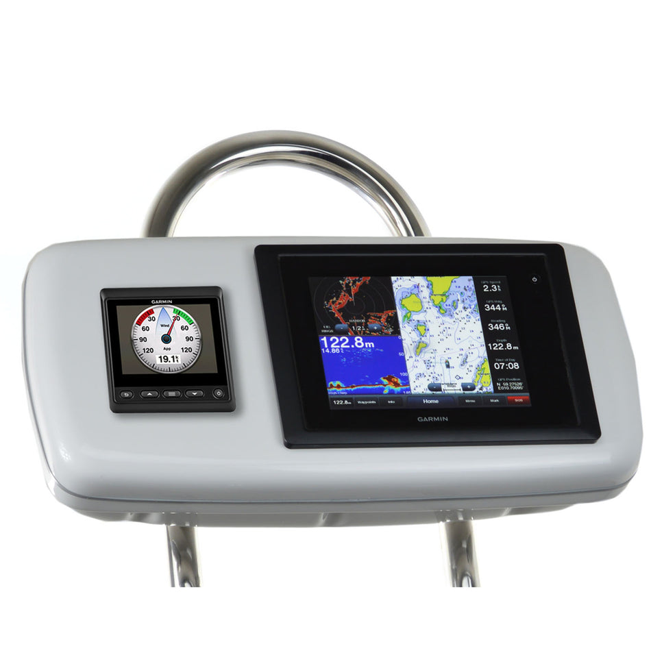 NavPod - GP1040-11 SystemPod Pre-Cut - For Garmin 8008/8208, 1 Instrument, For 9.5" Wide Guard — Quality Boat Parts