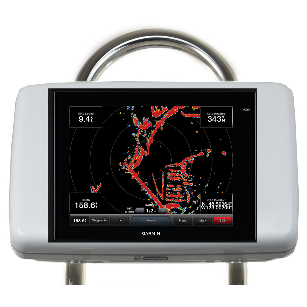 NavPod - GP2065 SailPod Pre-Cut - For Garmin GPSMAP 8012, 8212 - for 12" Wide Guard — Quality Boat Parts