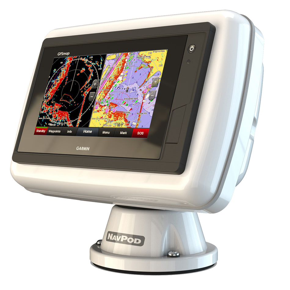 NavPod - PowerPod Pre-Cut - For Garmin 742xs, 742, 722xs, 722 — Quality Boat Parts