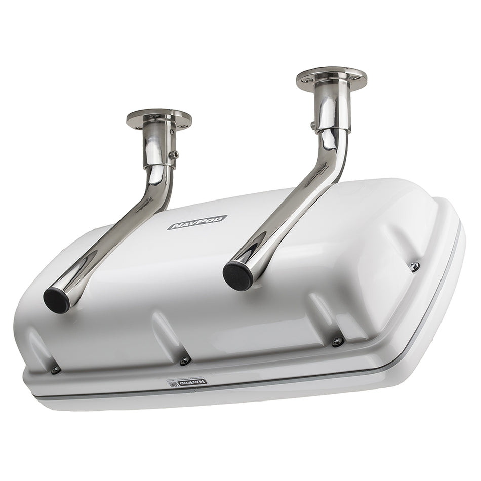 NavPod - SystemPod Pre-Cut - For Simrad GO9/B, G Vulcan 9, 1 Instrument, f/9.5" Wide Guard — Quality Boat Parts