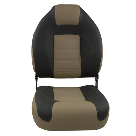 Springfield - OEM Series Folding Seat - Charcoal, Tan — Quality Boat Parts