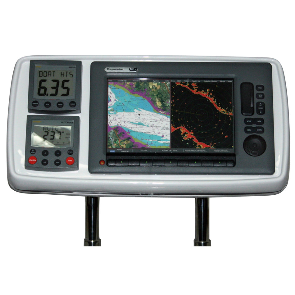 NavPod - GP1173 9.5" Pre-Cut - For E120W/C120W Offset To Right — Quality Boat Parts