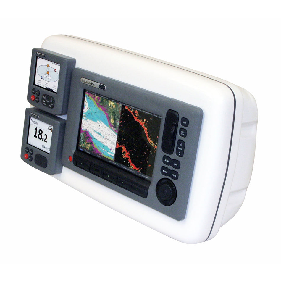 NavPod - GP1081 SailPod Precut - Raymarine C90W/E90W & 2 ST60s, 5" Guard — Quality Boat Parts