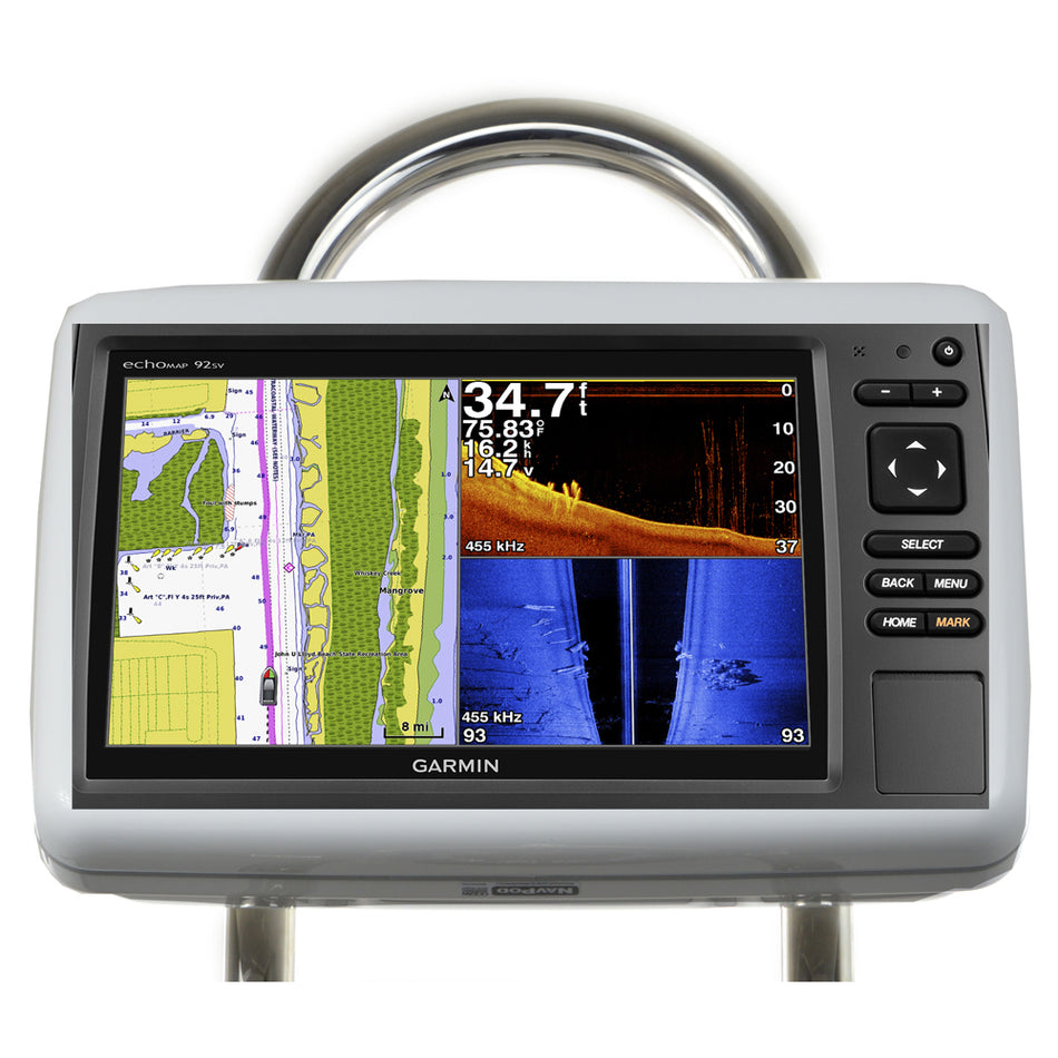 NavPod - GP2050-09 SailPod Pre-Cut - Garmin echoMAP, 92SV / 93SV / 94SV / 95SV, f/12" Wide Guard — Quality Boat Parts