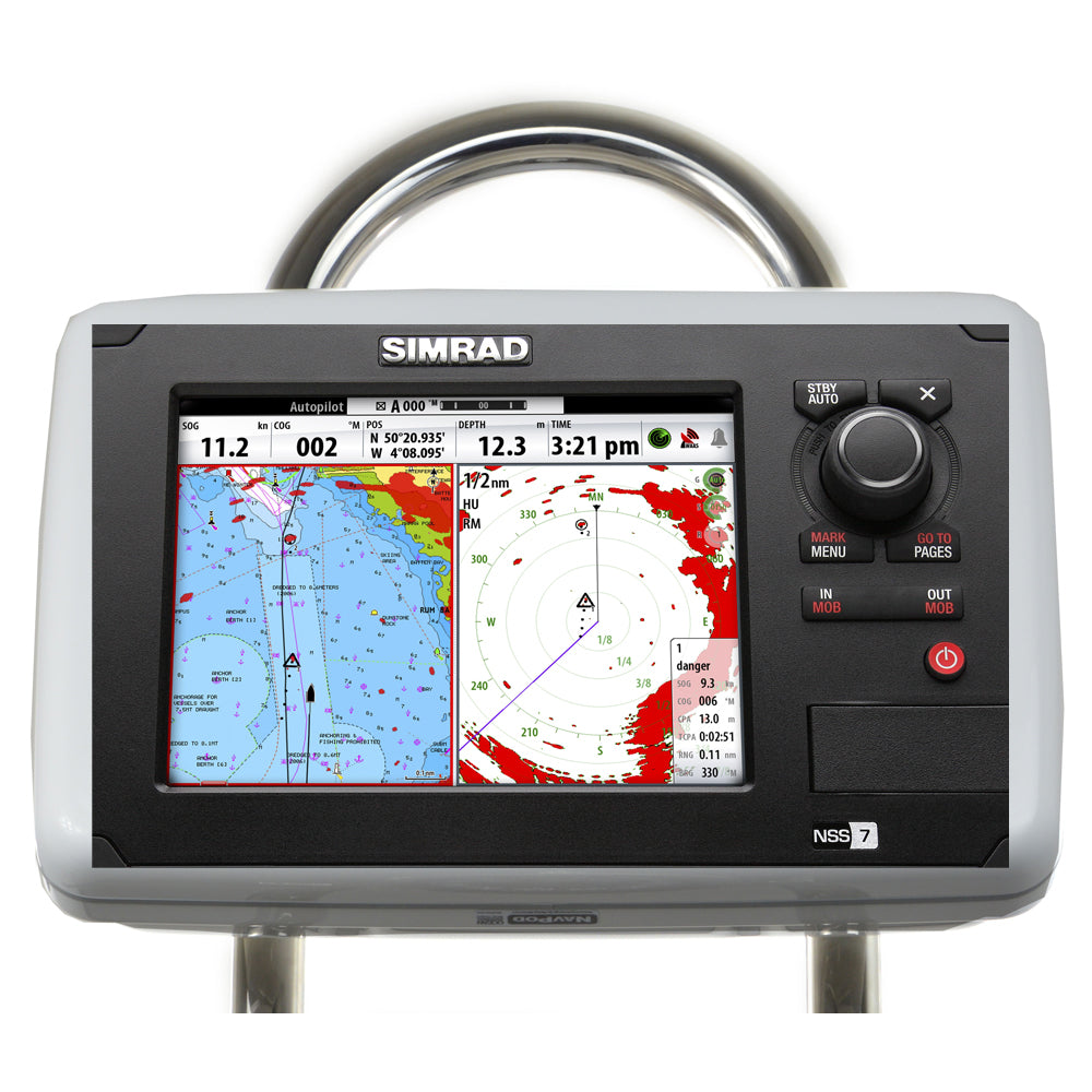 NavPod - GP1807 SailPod Pre-Cut - For Simrad NSS7B, G Zeus T7, For 9.5" Wide Guard — Quality Boat Parts