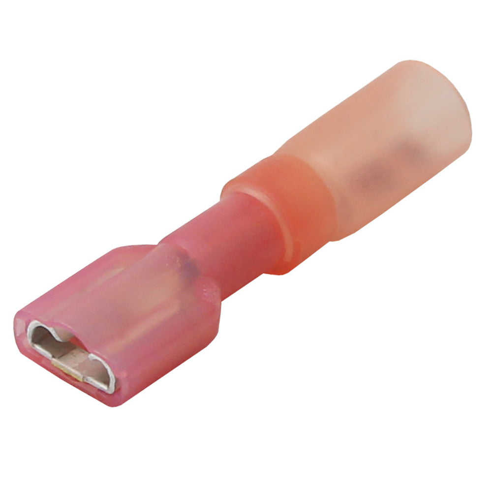 Pacer Group - 22-18 AWG Heat Shrink Female Disconnect - 100 Pack — Quality Boat Parts