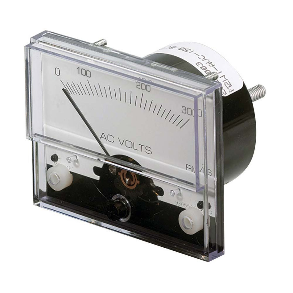 Paneltronics - AC Analog Voltmeter - 1-1/2", 0-300 VAC — Quality Boat Parts