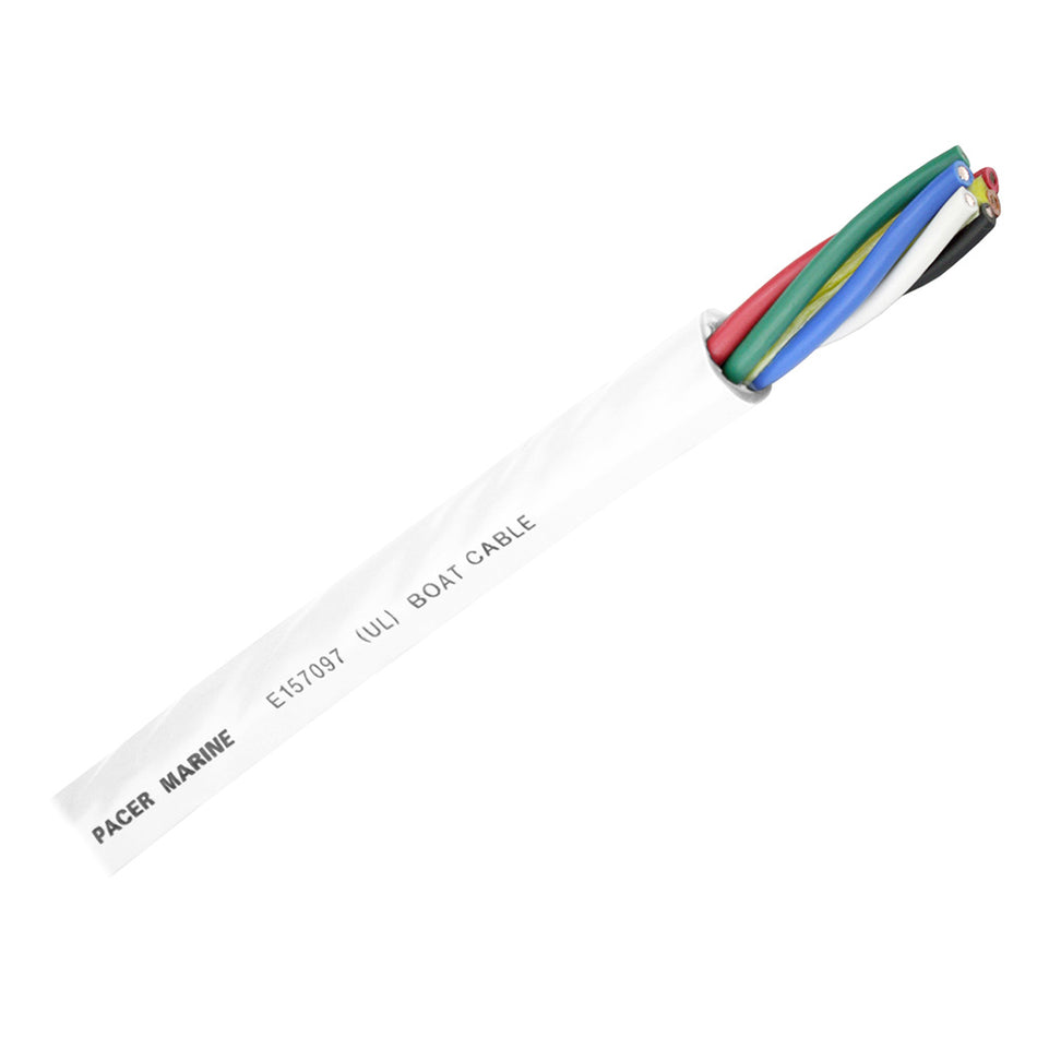Pacer Group - Round 6 Conductor Cable - 16/6 AWG, Black, Brown, Red, Green, Blue, White — Quality Boat Parts
