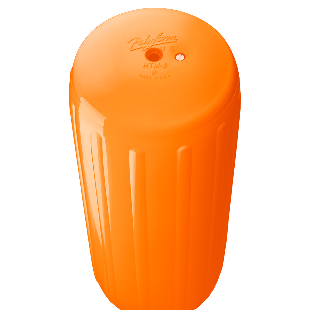 Polyform - HTM-3 Fender - 10.5" x 27", Orange — Quality Boat Parts