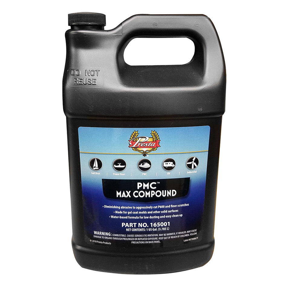 Presta - Max Production Compound - 1 Gallon — Quality Boat Parts