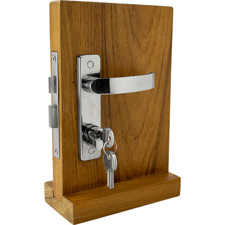 Sea-Dog - Door Handle Latch - Locking, Investment Cast, Stainless Steel — Quality Boat Parts