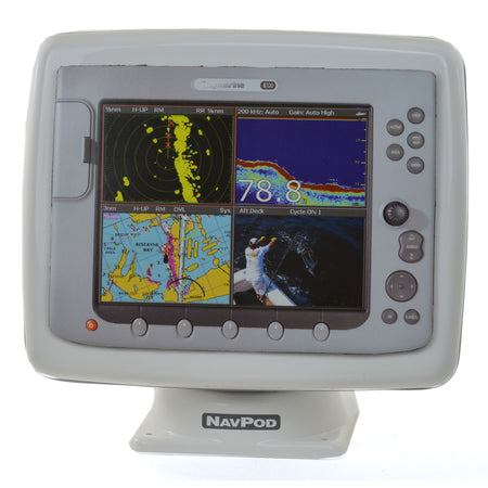 NavPod - PP5061 PowerPod Precut - For Grand Prix Series, Raymarine C120 & E120 Dash Mount — Quality Boat Parts