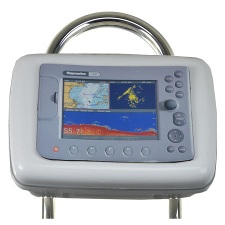 NavPod - GP1051 SailPod Precut - For Raymarine C80, E80, Simrad NSE, For 9.5" Pedestal Guard — Quality Boat Parts