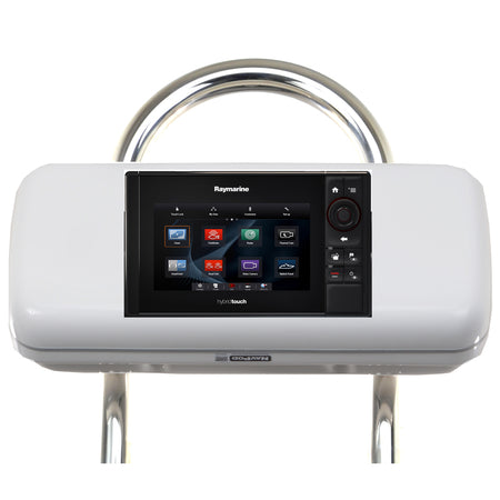 NavPod - GP1524 SystemPod Pre-Cut - Raymarine eS75, eS77, eS78 Mounted in the Center - For 9.5" Wide Guard — Quality Boat Parts