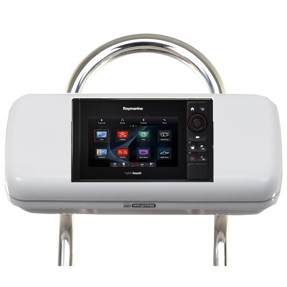 NavPod - GP2524 SystemPod Pre-Cut - For Raymarine eS75, eS77, eS78 Mounted Center, For 12" Wide Guard — Quality Boat Parts