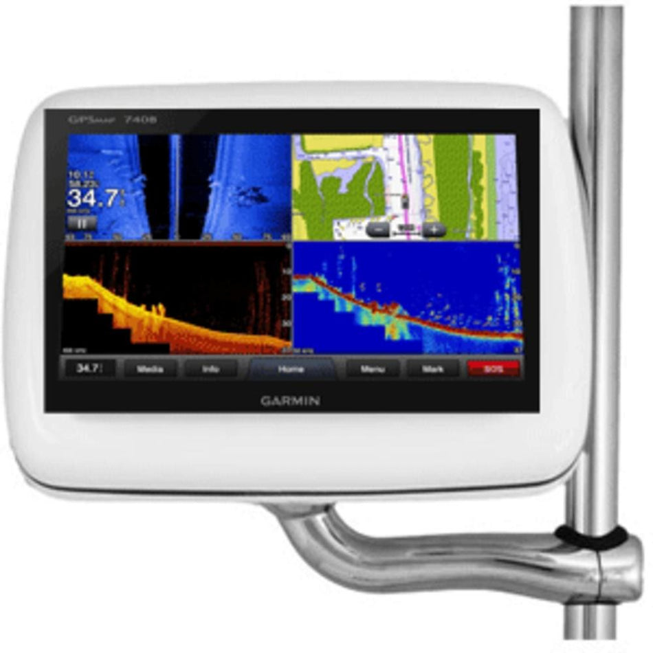 NavPod - RMX4800-20 RailMount Pre-Cut - For Garmin GPSMAP 7408, 7408xsv, 7608, 7608sxv — Quality Boat Parts