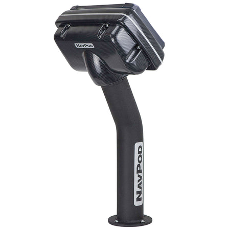 NavPod - PED5050-19 PedestalPod Pre-Cut - For Garmin GPSMAP 7410, 7410xsv, 7610, 7610xsv, Carbon Black — Quality Boat Parts