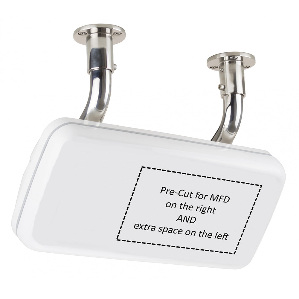 NavPod - SystemPod Pre-Cut - For Garmin GPSMAP 723, 723xsv, 743, 743xsv, Extra Space On Left, For 9.5" Wide Guard — Quality Boat Parts