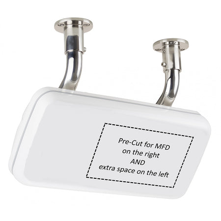 NavPod - SystemPod Pre-Cut - For Garmin GPSMAP 723, 723xsv, 743, 743xsv, Extra Space On Left, For 9.5" Wide Guard — Quality Boat Parts
