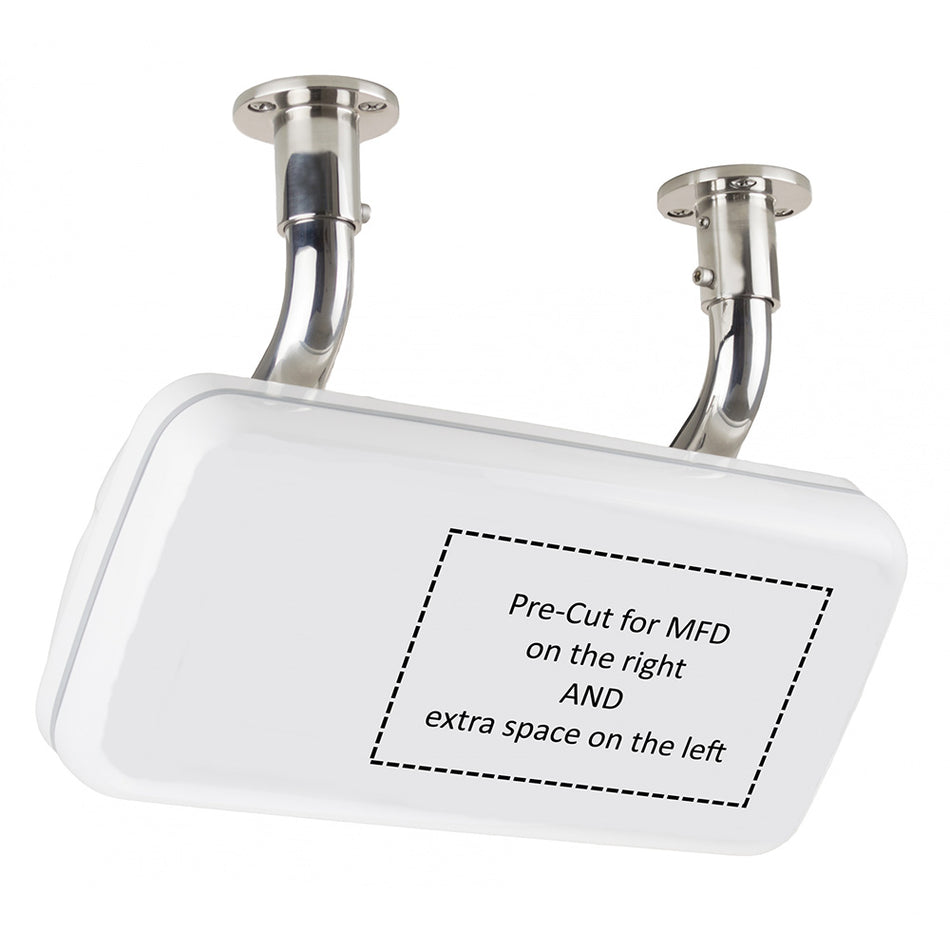 NavPod - SystemPod Pre-Cut - For Garmin GPSMAP 723, 723xsv, 743, 743xsv, Extra Space On Left, For 9.5" Wide Guard — Quality Boat Parts